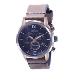 Tornado T8101-RXLEX Leather Men Watch – Brown