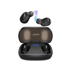 AZWang Wireless Earbuds with Charging Case - Black