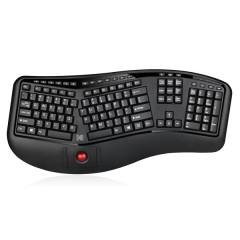 TRUFORM(R) 3500 Wireless Ergonomic Keyboard with Integrated Trackball