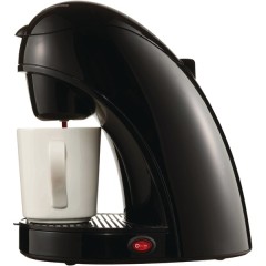 Single-Serve Coffee Maker with Mug (Black)