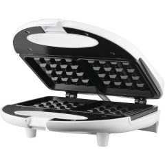 Nonstick Dual Waffle Maker (White)