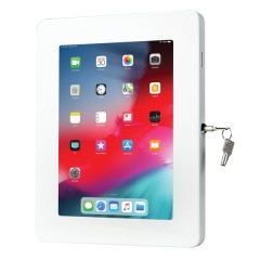 Premium Locking Wall Mount for Tablets (White)