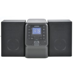 Bluetooth(R) Micro System with FM Radio and CD Player (Black)