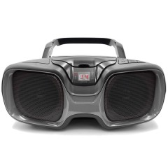 Bluetooth(R) Portable CD AM/FM Radio Boombox (Black)