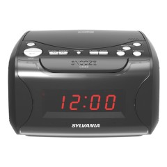 USB-Charging CD Dual Alarm Clock Radio