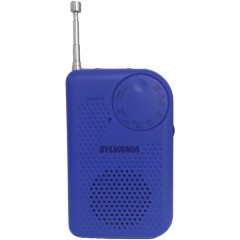 Portable AM/FM Radio (Blue)