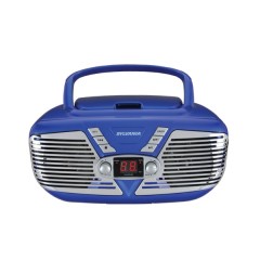 Retro Portable CD Radio Boombox (Blue)