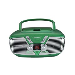 Retro Portable CD Radio Boombox (Green)