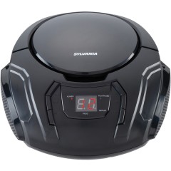 Portable CD Player with AM/FM Radio (Black)