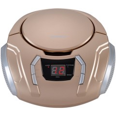 Portable CD Player with AM/FM Radio (Champagne)