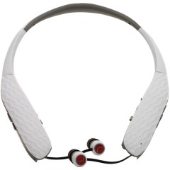 AMPED(TM) HearBand(TM) with Bluetooth(R) & Microphones (White)