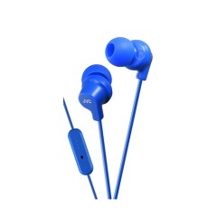 JVC HAFR15A In-Ear Headphones with Microphone - Blue