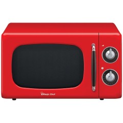 .7 Cubic-ft 700-Watt Retro Microwave (Red)