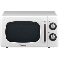 .7 Cubic-ft 700-Watt Retro Microwave (White)