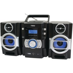 Portable CD/MP3 Player with PLL FM Radio, Detachable Speakers & Remote