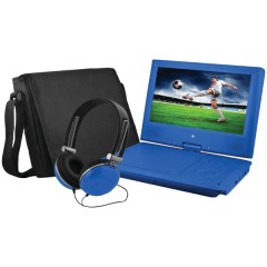 9" Portable DVD Player Bundles (Blue)