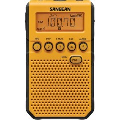 AM/FM/NOAA(R) Weather Alert Pocket Radio (Yellow)