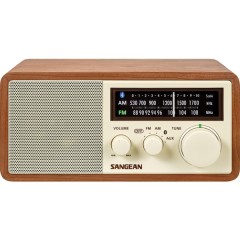 AM/FM Bluetooth(R) Wooden Cabinet Radio