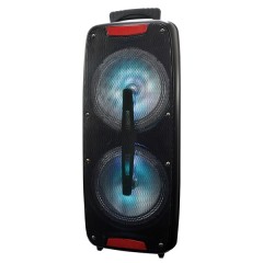 Dual 8-Inch Bluetooth(R) Speaker with True Wireless Technology (Black)