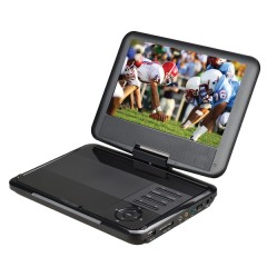 9-Inch Portable DVD Player with Swivel Display