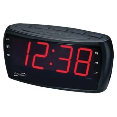 Digital AM/FM Dual Alarm Clock Radio with Jumbo Digital Display