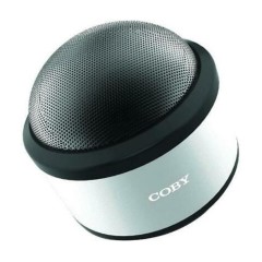 COBY CSBT-333-SLV Dyna Dome Bluetooth Speaker Silver